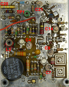Component designations on LO.